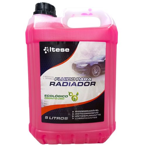 Aditivo para Radiador Altese  Rosa 5 Litros Ecológico Pronto para Uso