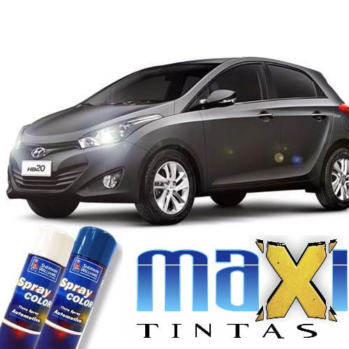 Spray Automotivo Cinza Titanium + Spray Verniz 300ml