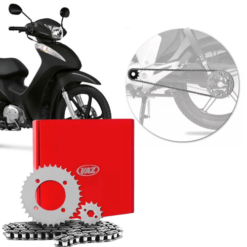 Kit Relação Transmissão  Moto Honda Biz 100 13 A 15
