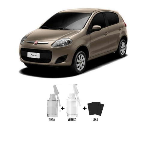 Tinta Tira Risco Automotivo Fiat Siena Cor Cinza Tellurium