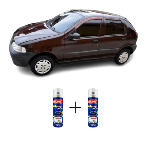 Spray Automotivo Vermelho Firenze + Verniz Spray 300ml
