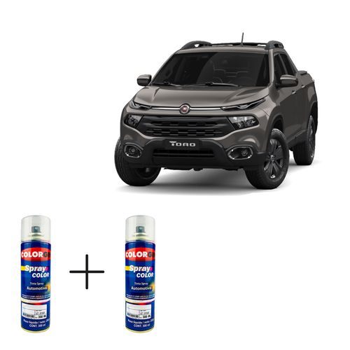 Spray Automotivo Cinza Antique Toro + Spray Verniz 300ml