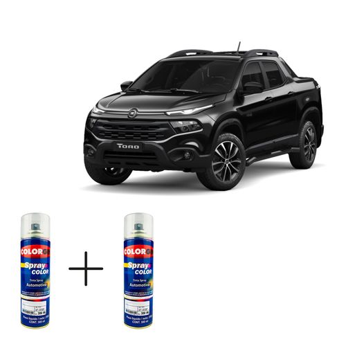 Spray Automotivo Toro Preto Carbon + Spray Verniz 300ml