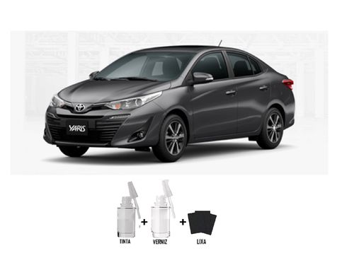 Tira Risco - Toyota Cinza Granito + Verniz 15ml