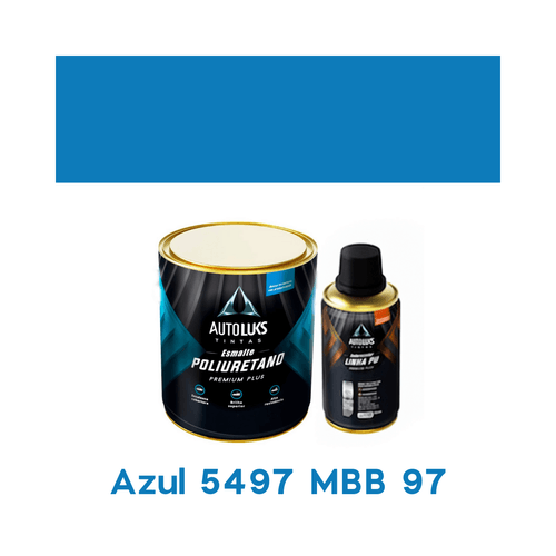 Tinta Automotiva Pu Azul 5497 MBB 0,8L