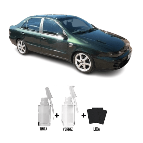 Tinta Tira Risco Fiat Verde Amazon + Verniz