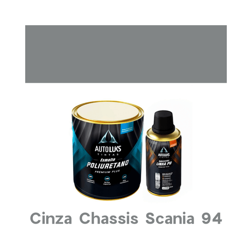 Tinta Automotiva Pu Cinza Chassis Scania 94 0,8l
