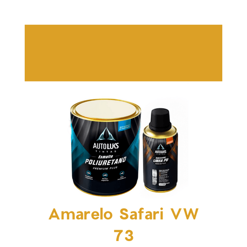Tinta Automotiva Pu Amarelo Safari VW73 0,8L