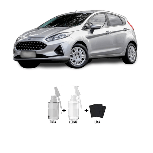 Tira Risco - Ford Prata Geada + Verniz 15ml