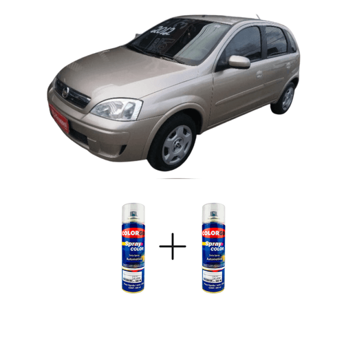 Spray Automotivo Bege Nevada + Spray Verniz 300ml