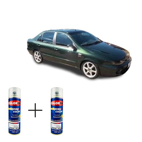 Spray Automotivo Verde Sierra + Verniz Spray 300ml