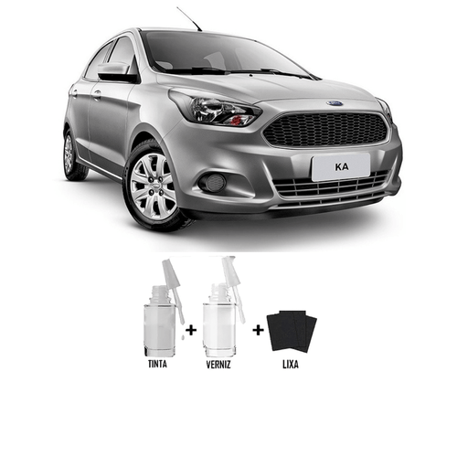 Tira Risco - Ford Prata Dublin + Verniz 15ml