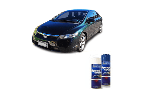 Spray Automotivo Verde Vermont G97 Honda + Verniz Spray 300ml