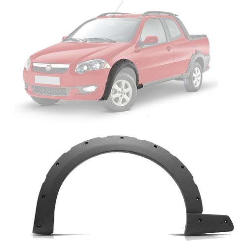 MOLDURA DO PARALAMA STRADA TREKKING 2012 A 2014 CINZA LADO ESQUERDO BLAWER