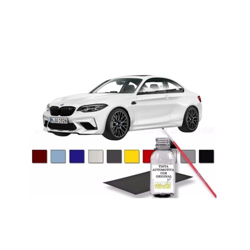Tinta Tira Risco Retoque Auto Branco Alpino BMW 100ml