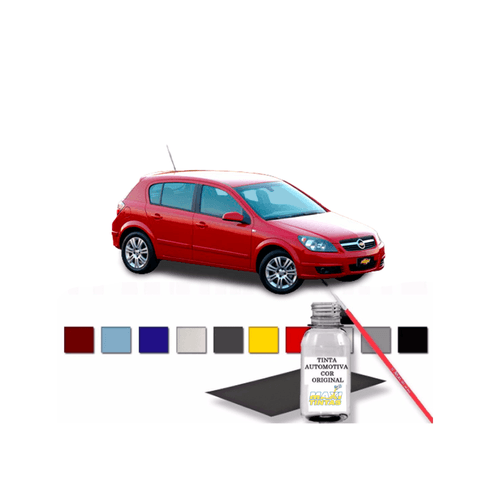 Tinta Tira Risco Retoque Auto Vermelho Lyra GM/Chevrolet 100ml