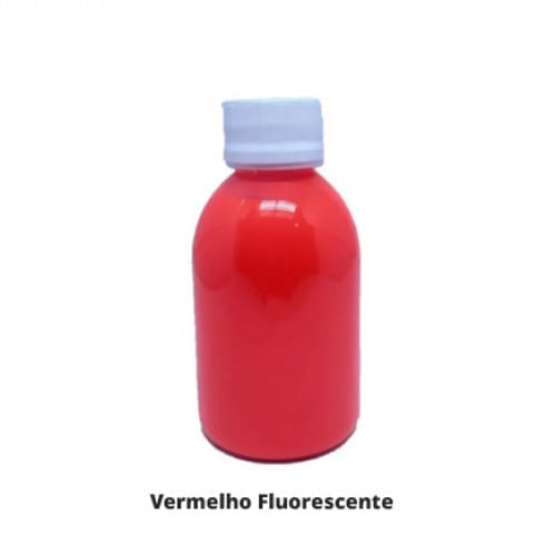 Tinta Automotiva Fluorescente Cores 100ml Aerografo