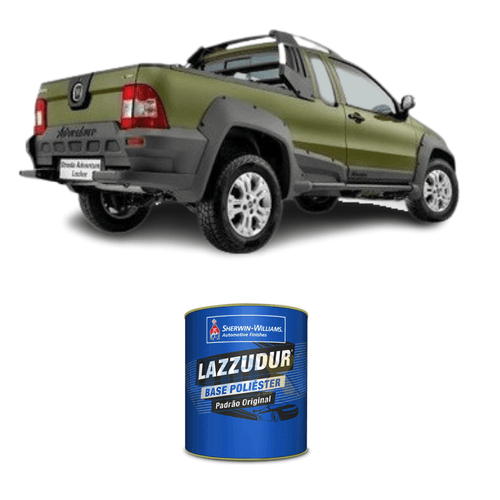 Tinta Poliéster Verde Savage Metálico 577A FIAT 0,9L