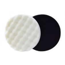 Boina De Espuma Ondulada com Velcro 8 Polegadas Branca Lazzuril