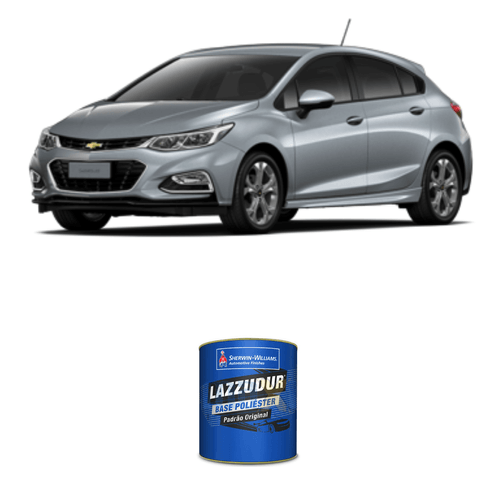 TINTA POLIÉSTER CINZA SATIN STEEL M.502B/GF8 GM 0,9L