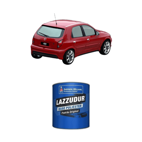 Tinta Poliéster Vermelho Lyra Liso GM 0,9L