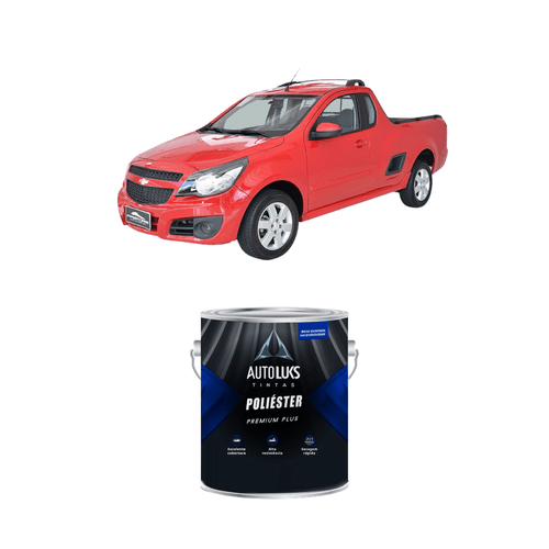 Tinta Poliéster Vermelho Pepper Lisa GM 0,9L Autoluks