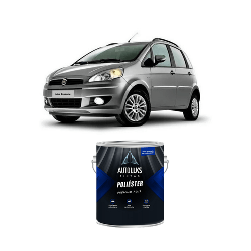 Tinta Poliester Cinza Scandium Metálico FIAT 0,9L Autoluks