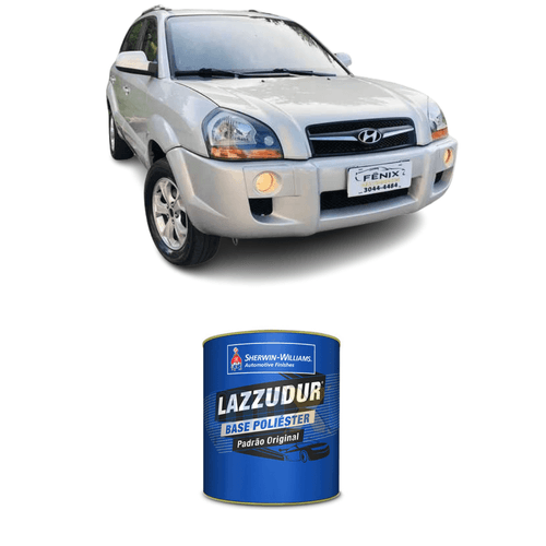 Tinta Poliester Shimmering Silver Metálico Hyundai N3S 0,9L