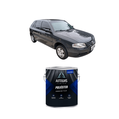 Tinta Poliester Cinza Urano Liso VW 0,9L Autoluks