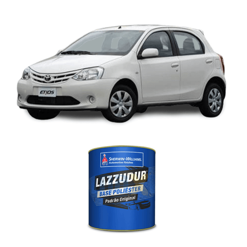 Tinta Poliester Branco Bossa Nova Liso Toyota 0,9L