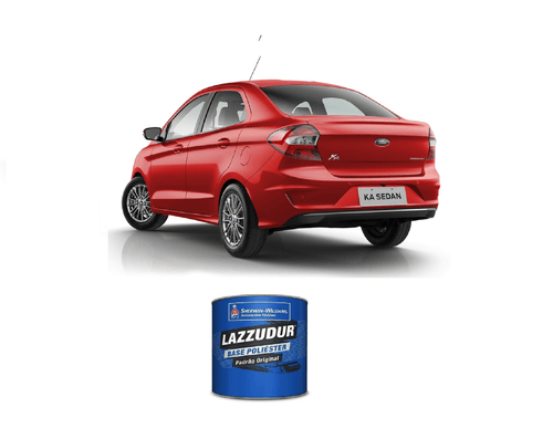 Tinta Poliester Vermelho Arpoador Lisa FORD 0,9L