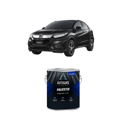 Tinta Poliéster Preto Cristal Perolizado Honda NH731 0,9L Autoluks
