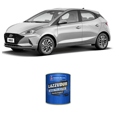 Tinta Poliéster Prata Brisk Hyundai R2T 0,9L