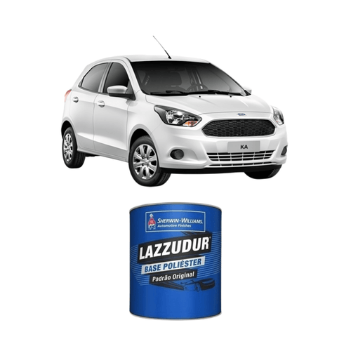 Tinta Poliester Branco Ártico Liso FORD 0,9L