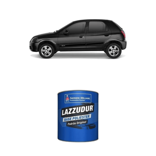 Tinta Poliéster Preto Liszt Liso GM 0,9L