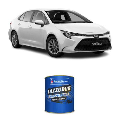 Tinta Poliester Branco Super White Liso Toyota 040 0,9L