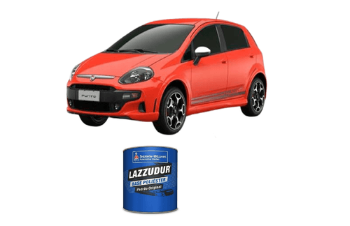 Tinta Poliéster Vermelho Modena Liso FIAT 0,9L