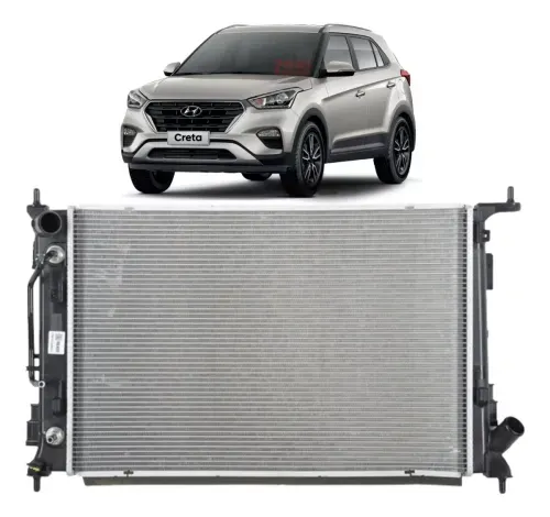 Radiador Hyundai Creta 1.6 2.0 Flex  2016 2017 2018 2019 (1)