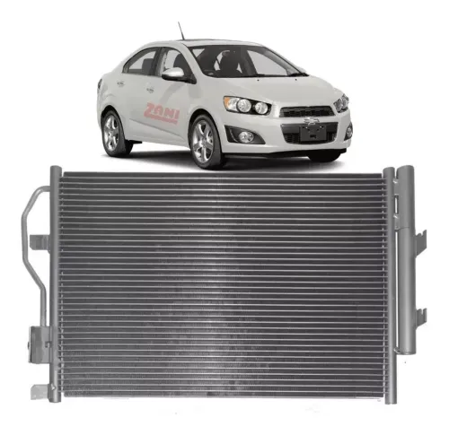 Condensador Chevrolet Sonic 1.6 2012 2013 2014 Encaixe (1)