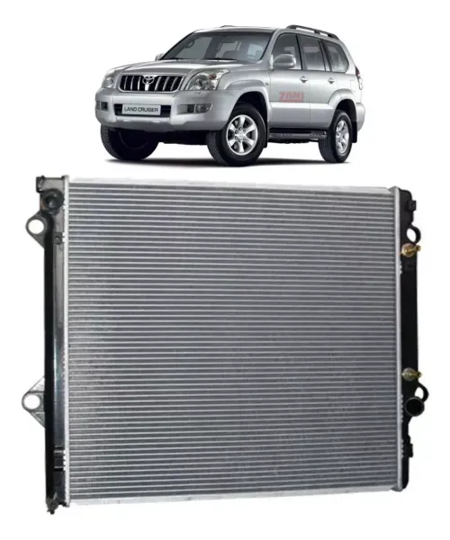 Radiador Toyota  Prado 3.0 2002  Automático Sem Bocal