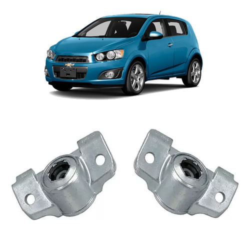 2 Coxim Suspenção Amortecedor Traseiro Sonic 2012 2013 2014