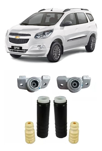 2 Coxim Batente Suspenção Traseira Spin 2013 2014 2015 2016