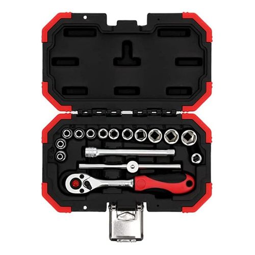 Jogo de Soquetes Sextavados 4 a 13mm Enc.1/4 Pol. c/16p Gedore R49003016