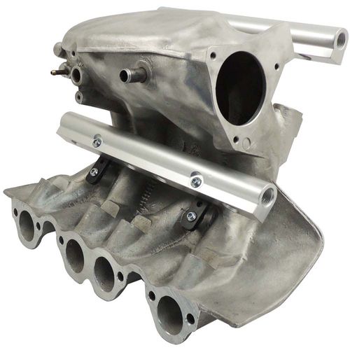 Coletor de admissão 8 bicos Vw AP / Mi 8v Unilateral Preto Flauta prata