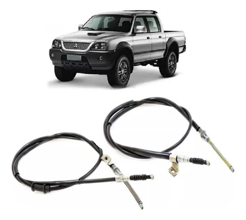 Par Cabo Freio Traseiro Pajero Sport 2003 04 05 2006 Origina