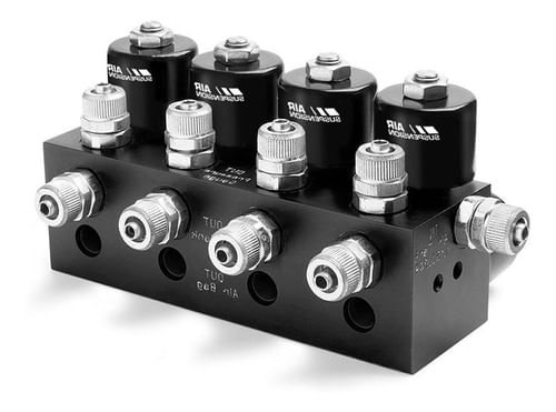Bloco 8 Valvulas Solenoides 8mm Suspensão A Ar Promoção