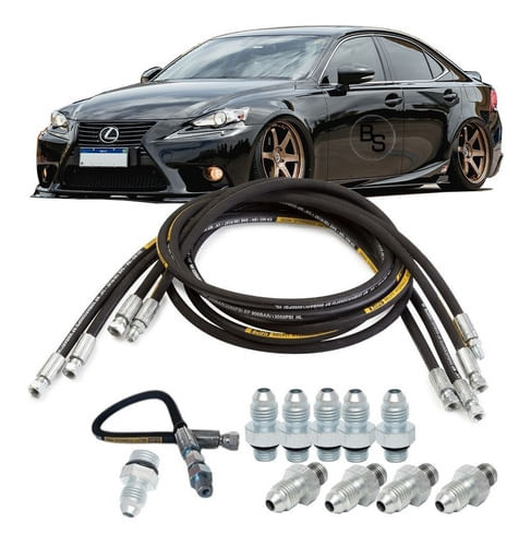 Kit Mangueira Prensada Suspensão A Ar Premium Ford Ka