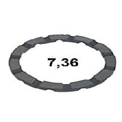 ANEL BIPARTIDO PINHAO MB 1519/1520  7,36MM