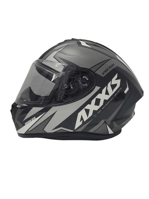 Capacete axxis draken vector matt preto/cinza 58