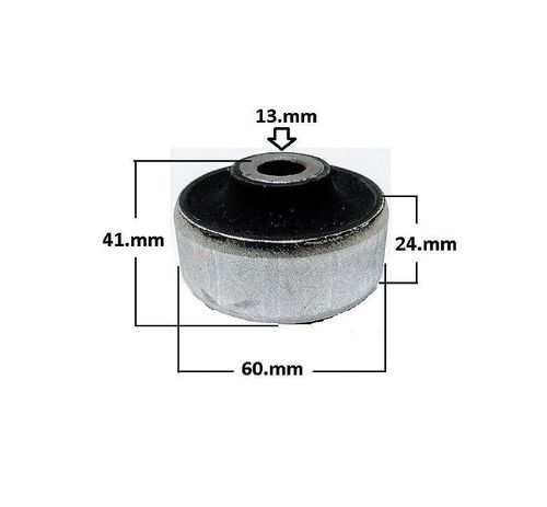 BUCHA TRAS BANDEJA SUSP DIANT Ø13mm Mobensani VW GOL 99/